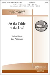 At the Table of the Lord SATB choral sheet music cover